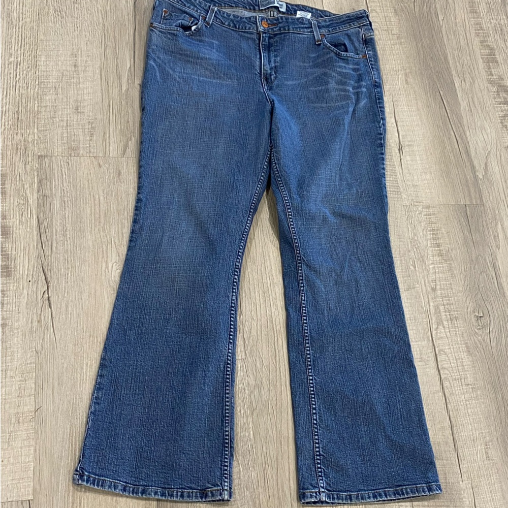Levi's Signature Low Rise Blue Jeans boot cut misses 18